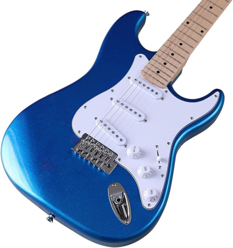 JD.Moon Electric Guitar Body for Fender ST Strat Guitar Accessory DIY Metal Blue Poplar HSH Guitar Body - Image 5